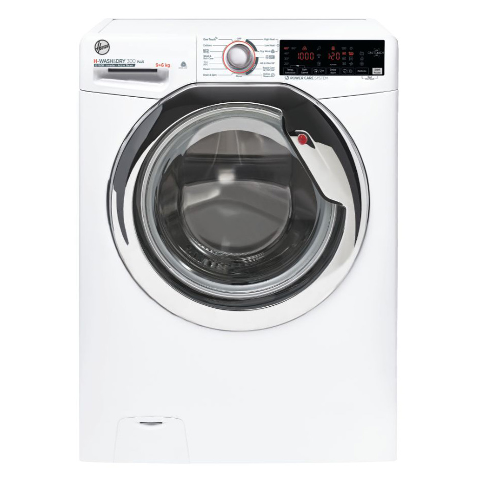 Image of Hoover H3DS696TAMCE Washer Dryer in White 1600rpm 9kg 6Kg D Rated Wi F