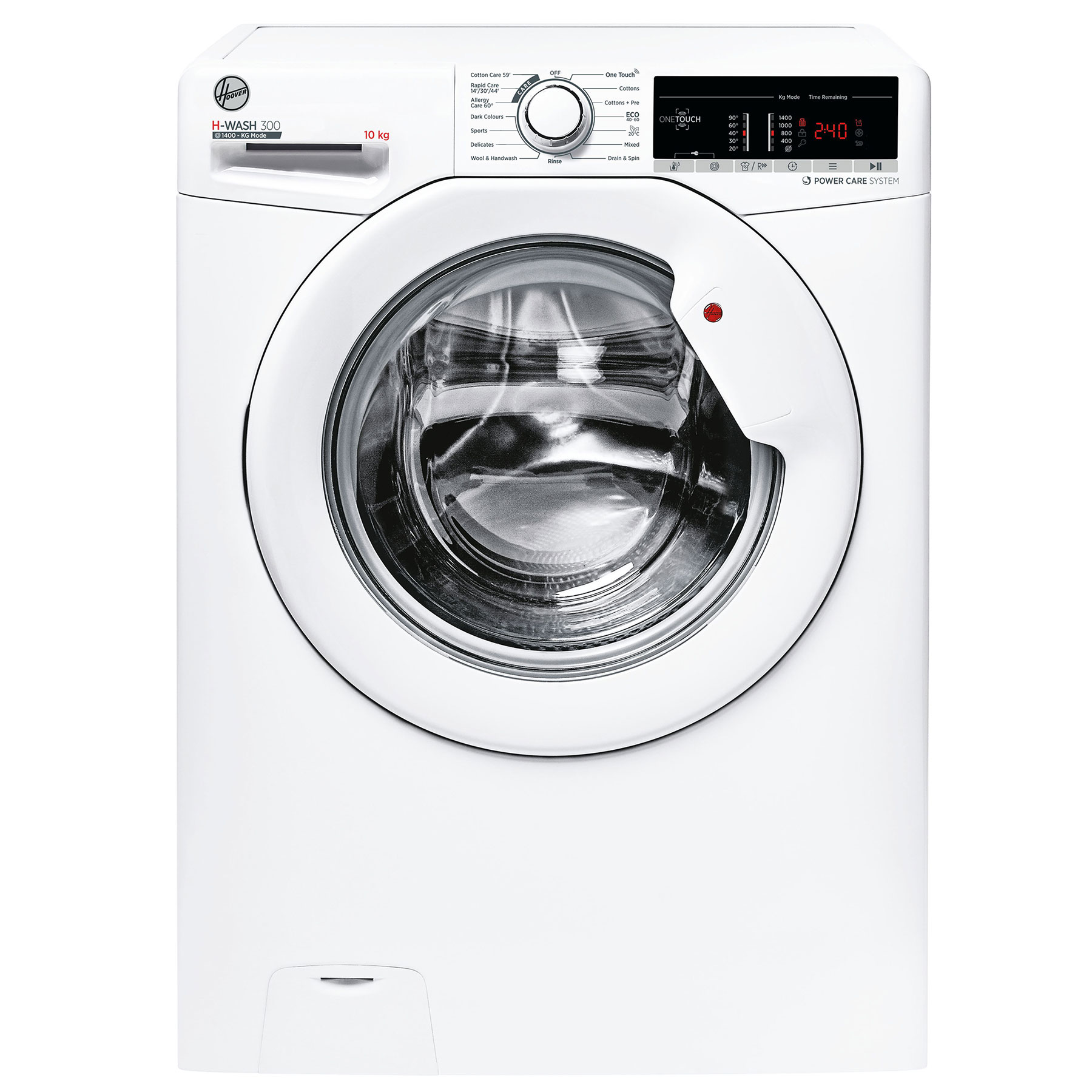 Image of Hoover H3W410TAE H Wash 300 10kg 1400 Spin Washing Machine in White C