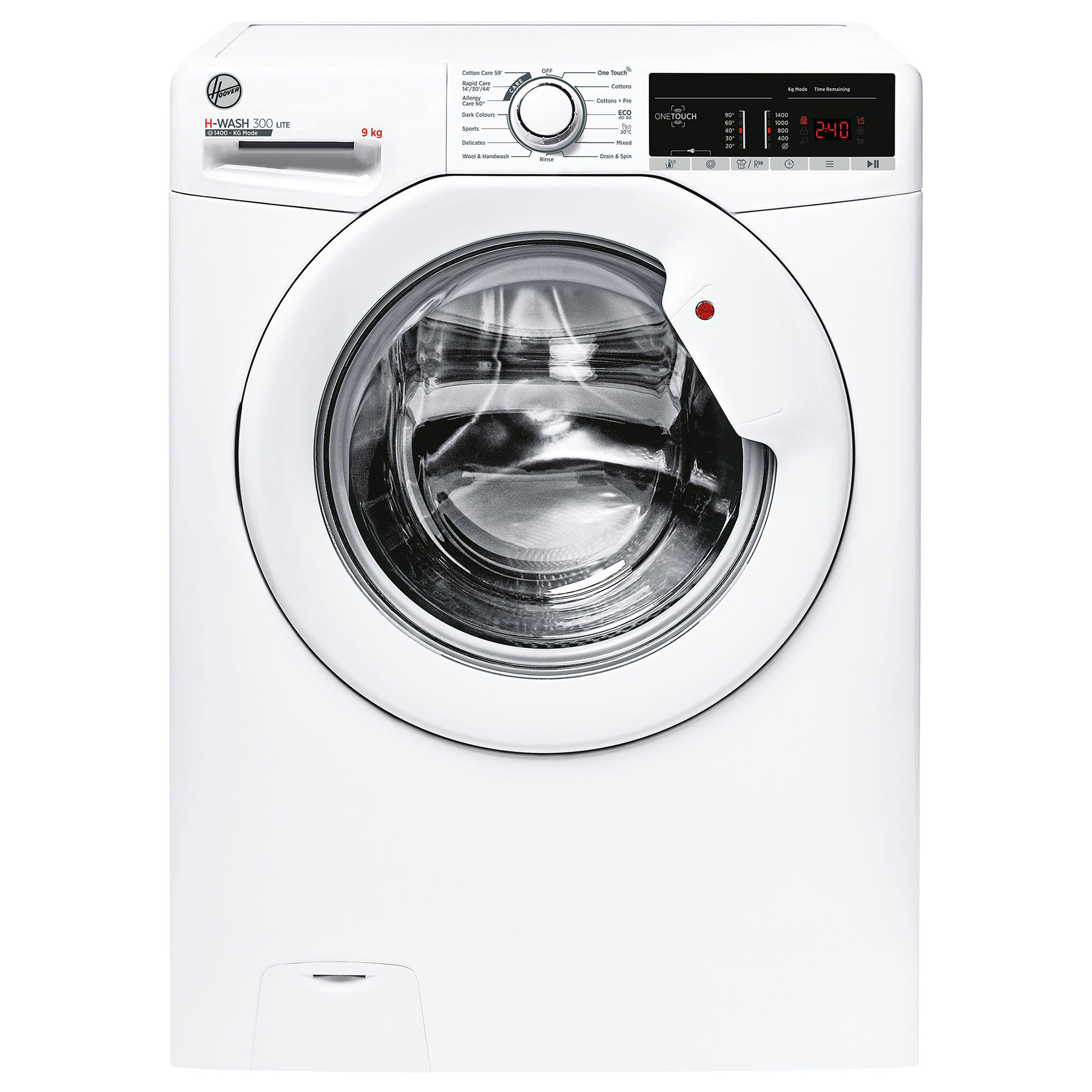 Image of Hoover H3W49TA41 H Wash 300 9kg 1400 Spin Washing Machine in White B R