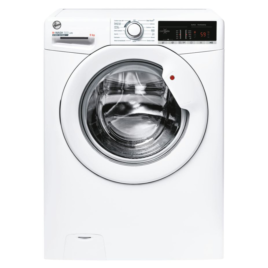 Image of Hoover H3W49TE Washing Machine in White 1400rpm 9Kg D Rated NFC