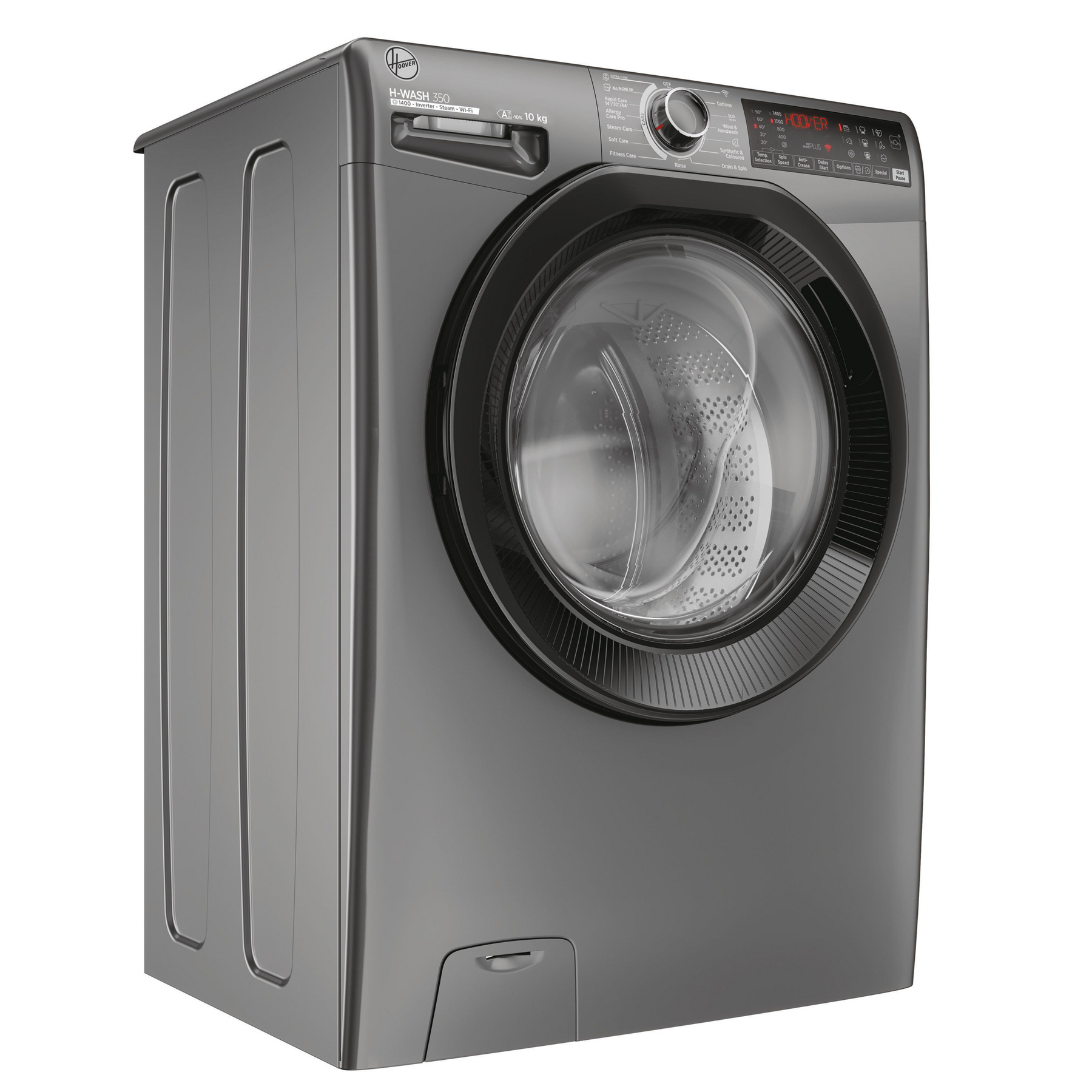 Hoover H3WPS4106TAM H Wash 350 10kg 1400 Spin Washing Machine in Graph, photo 3