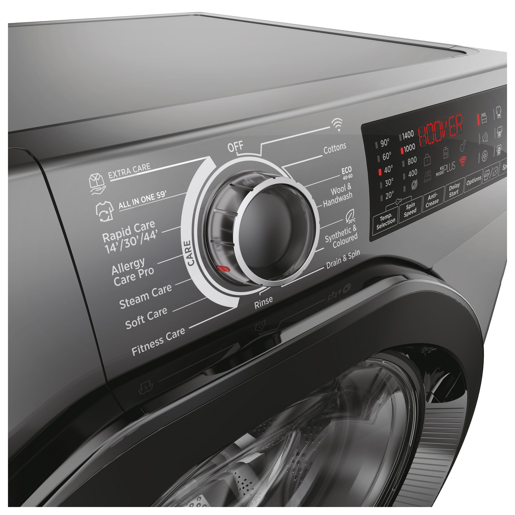 Hoover H3WPS4106TAM H Wash 350 10kg 1400 Spin Washing Machine in Graph, photo 4