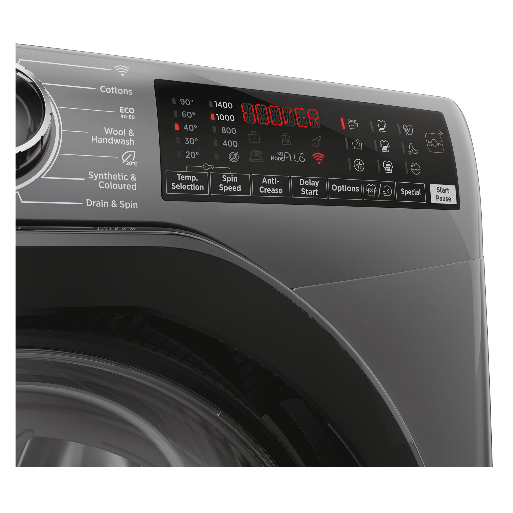 Hoover H3WPS4106TAM H Wash 350 10kg 1400 Spin Washing Machine in Graph, photo 5