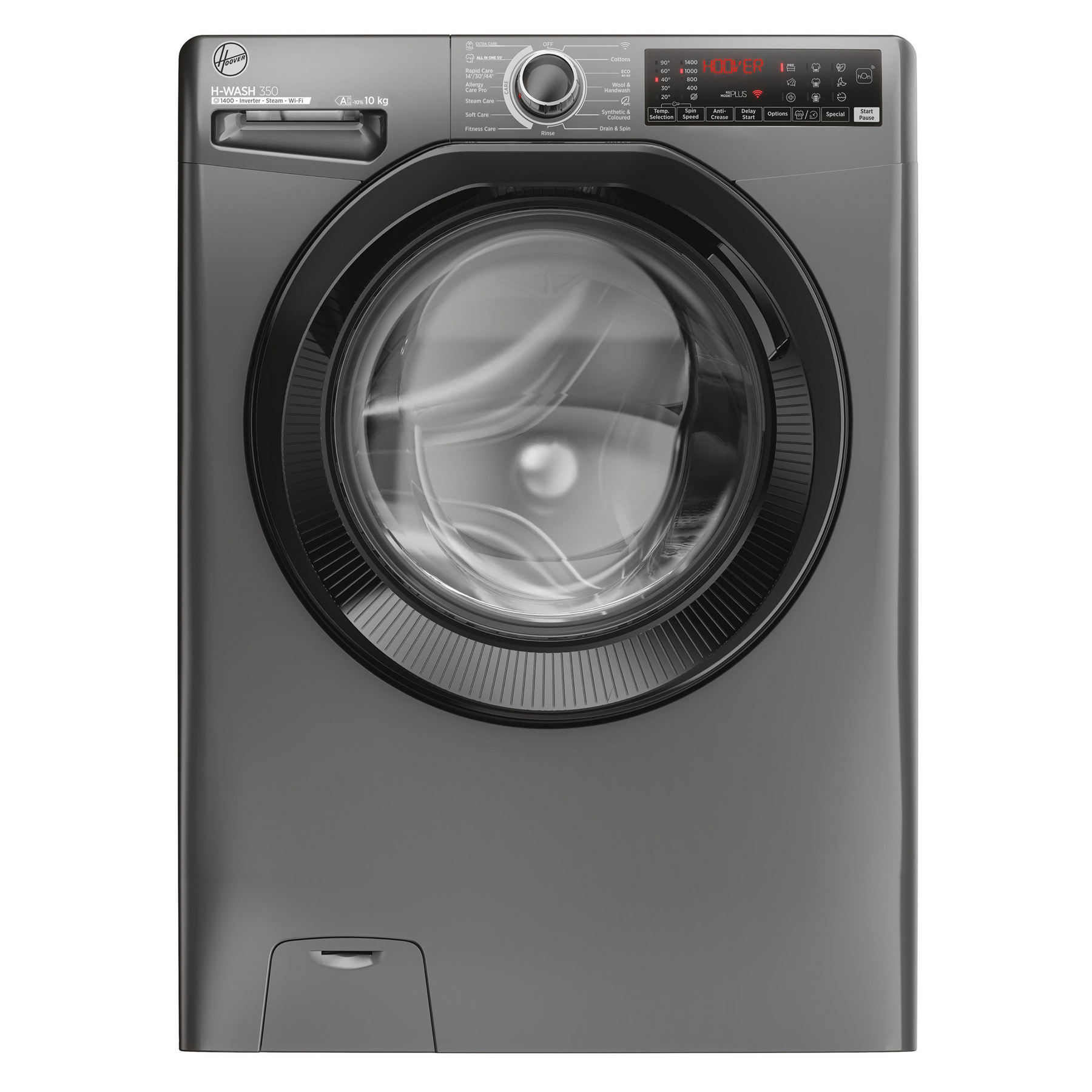 Hoover H3WPS4106TAM H Wash 350 10kg 1400 Spin Washing Machine in Graph