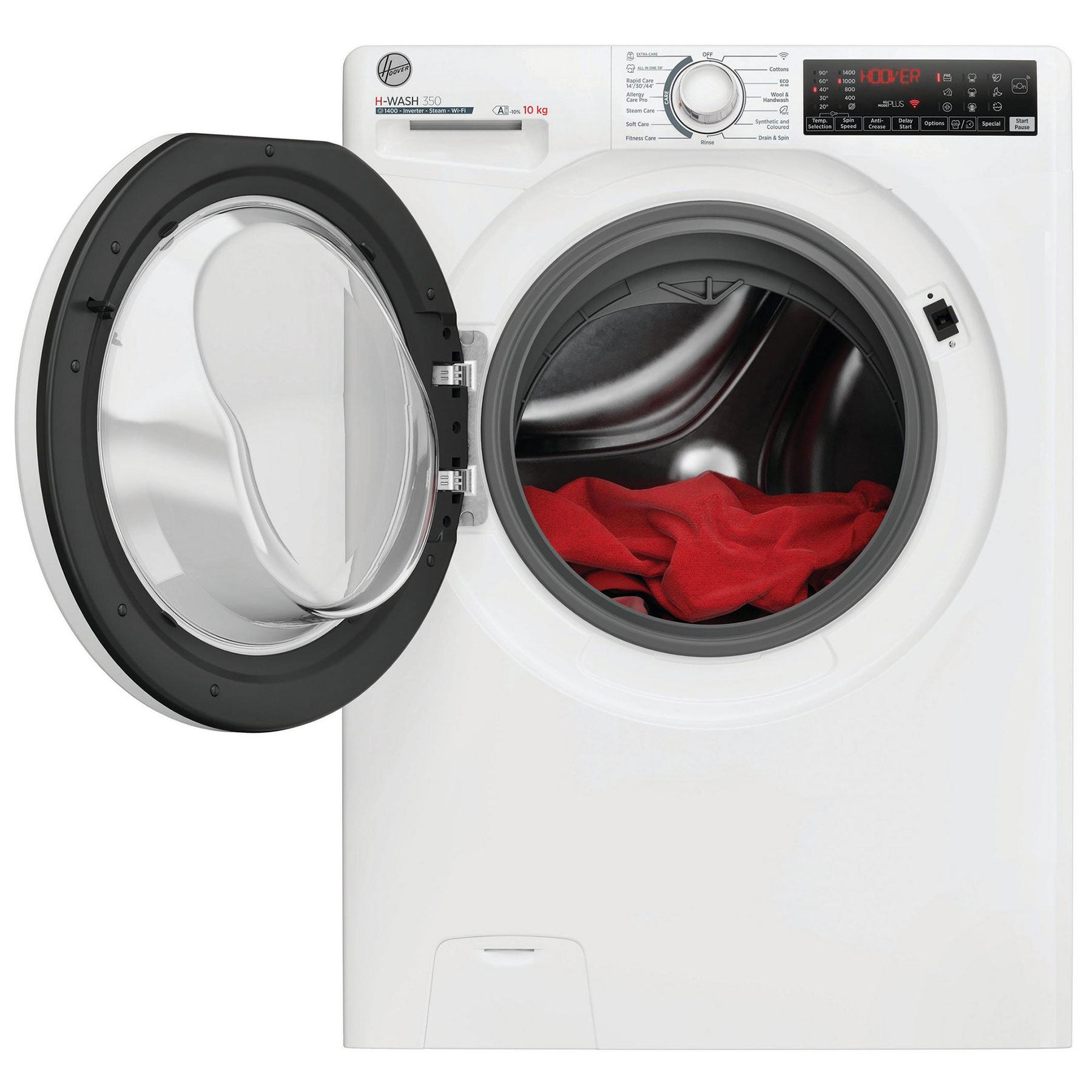 Hoover H3WPS4106TM6 H Wash 300 10kg 1400 Spin Washing Machine in White, photo 2