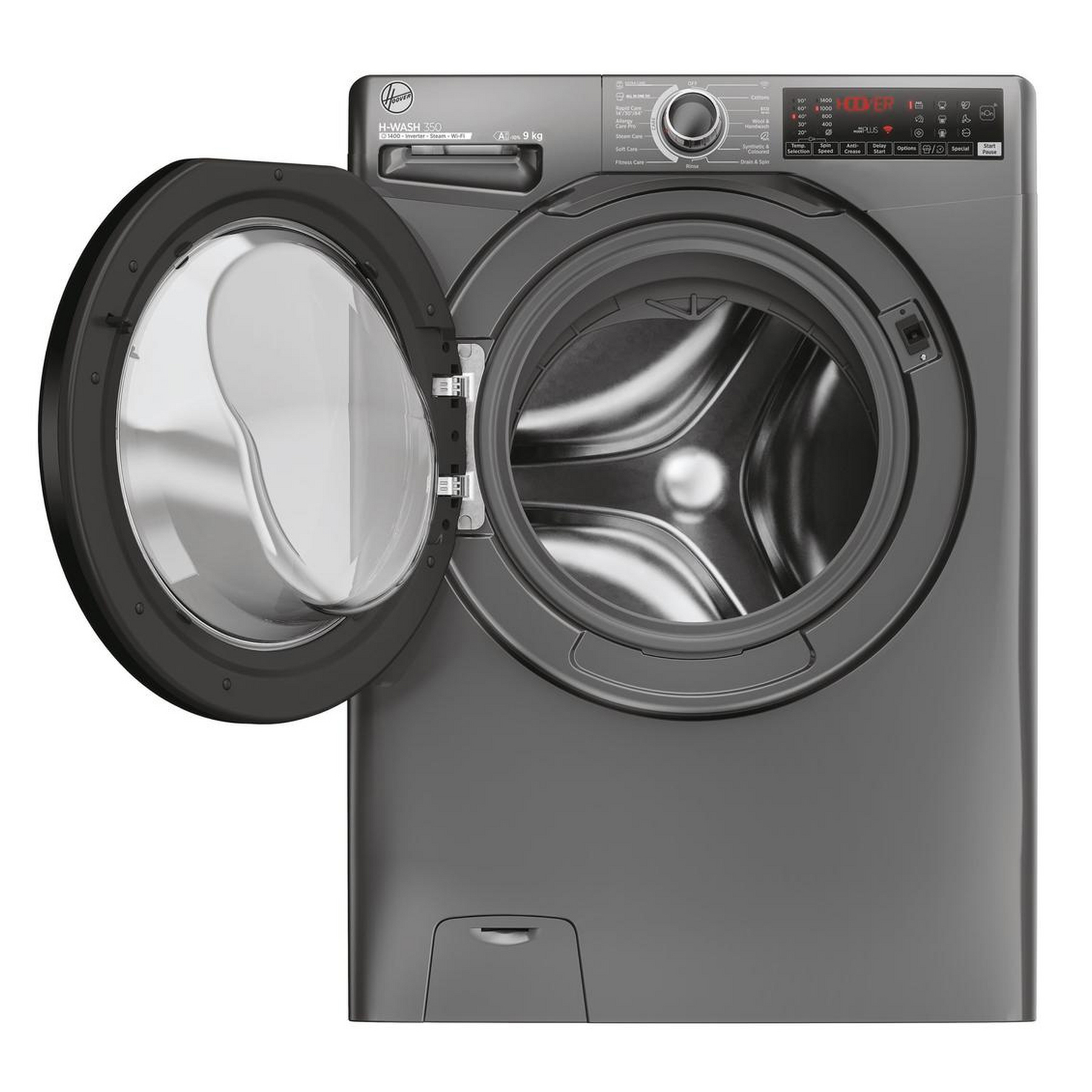 Hoover H3WPS496TAM H Wash 350 9kg 1400 Spin Washing Machine in Graphit, photo 2