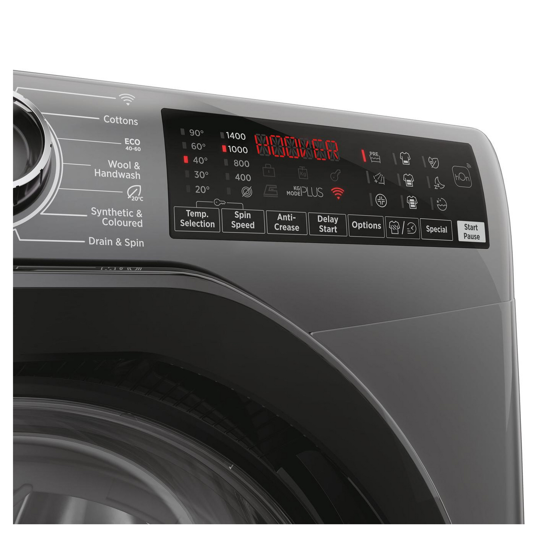 Hoover H3WPS496TAM H Wash 350 9kg 1400 Spin Washing Machine in Graphit, photo 4