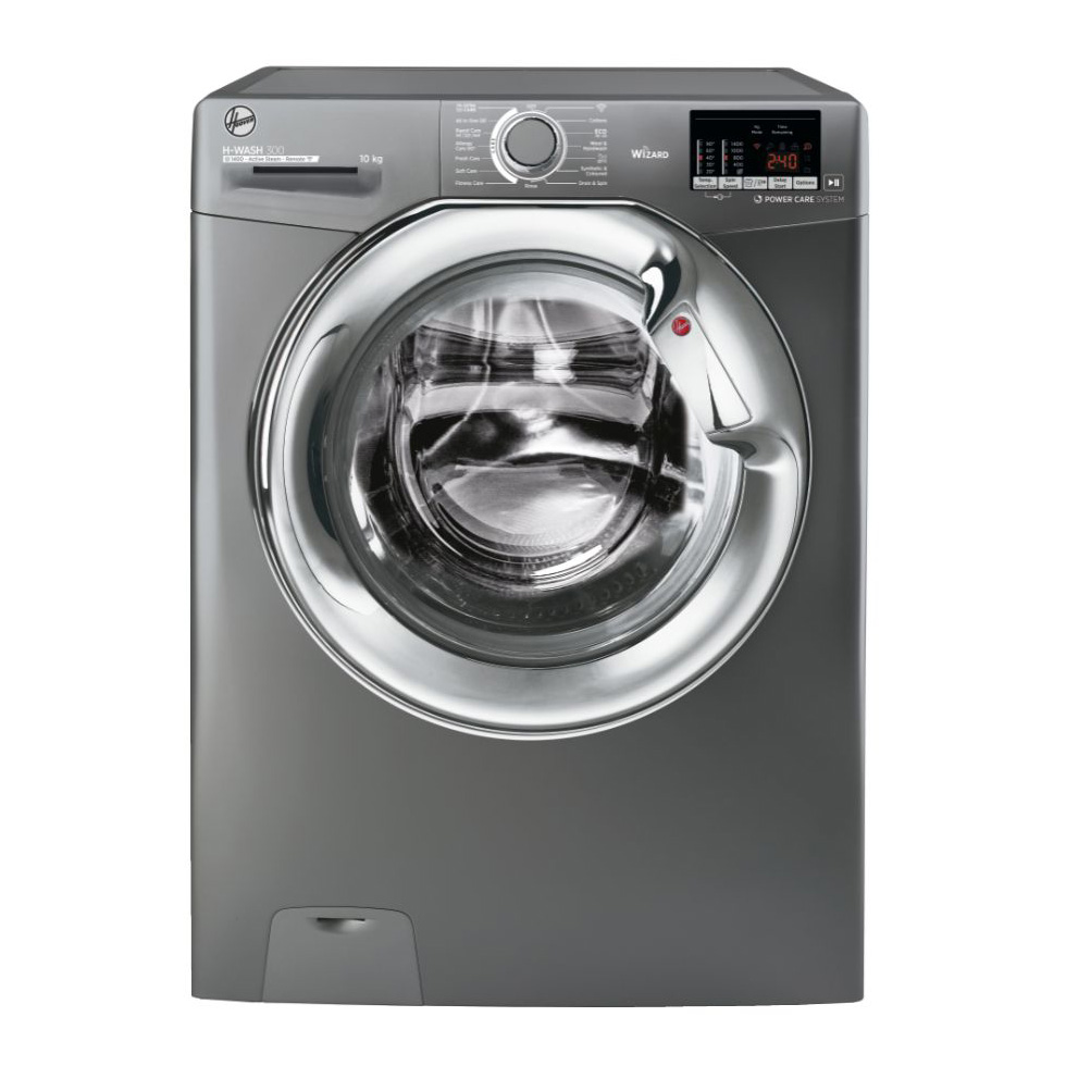 Hoover H3WS4105DACG Washing Machine in Graphite 1400rpm 10kg C Rated W