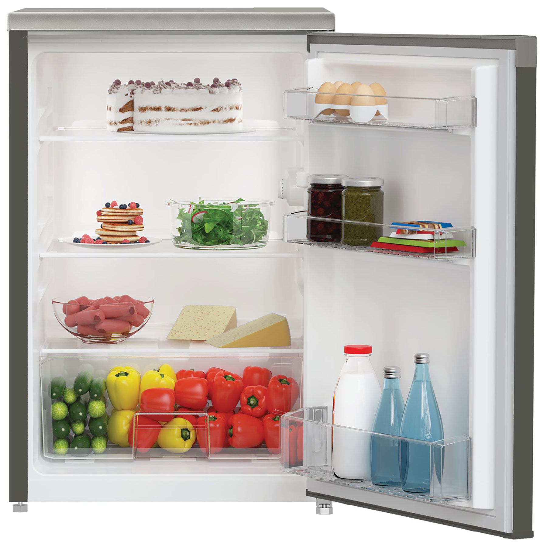 Hotpoint H55R1112XUK 84cm High Undercounter Fridge in Inox 54cm Wide, photo 3