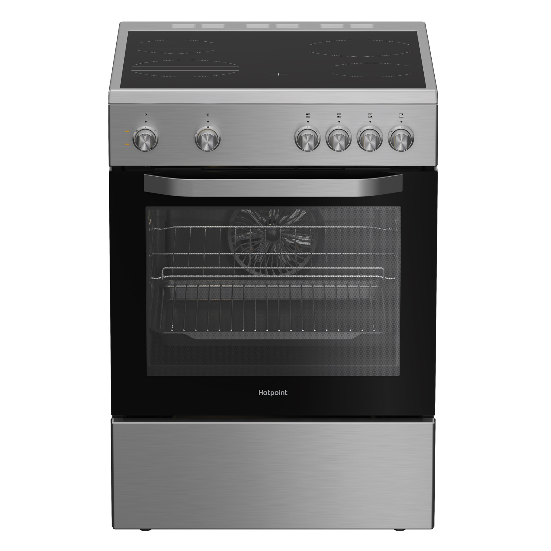 Hotpoint H6V5KMXUK 60cm Freestanding Ceramic Cooker – STAINLESS STEEL
