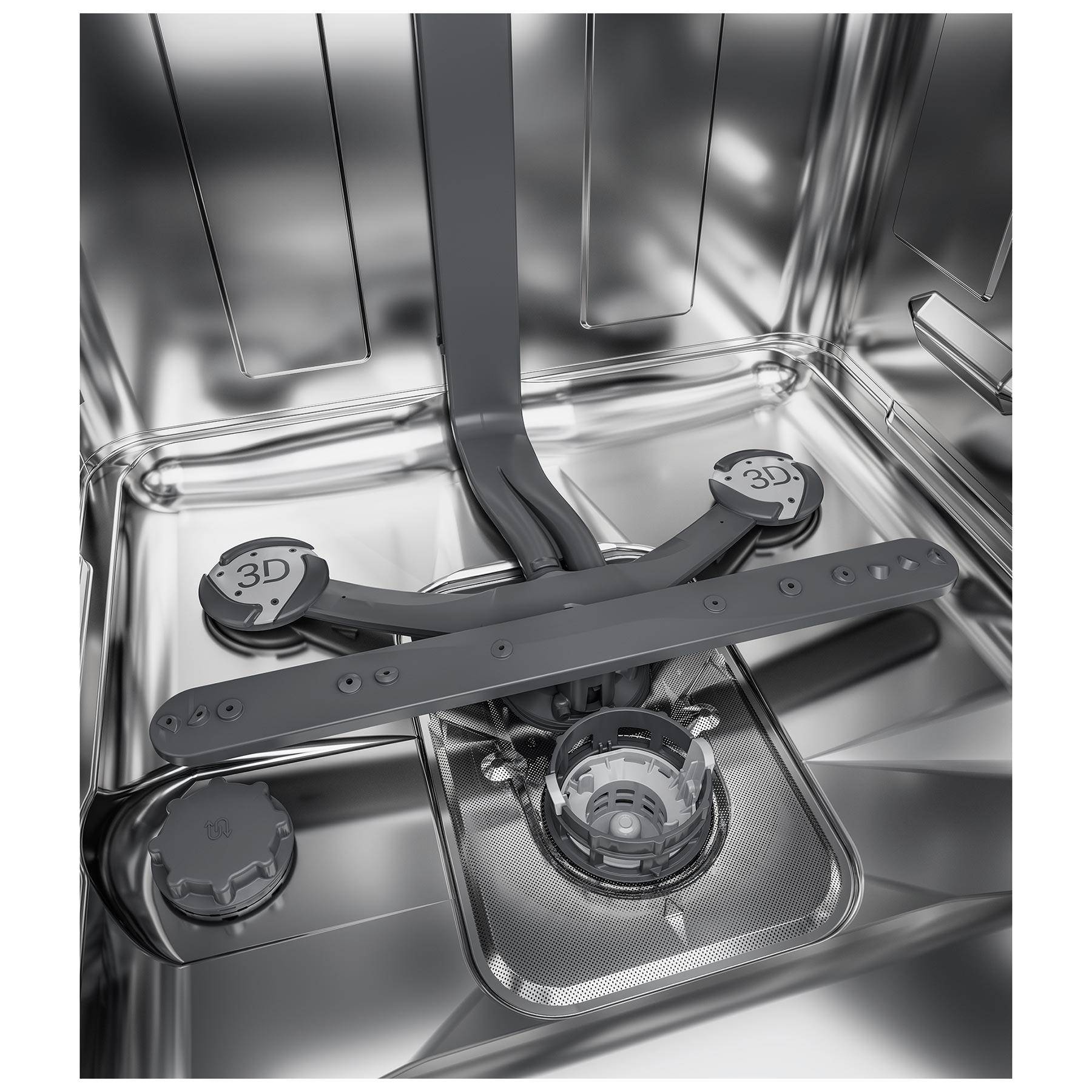 Hotpoint H7FHS51X 60cm Dishwasher in Silver 15 Place Setting B Rated, photo 4