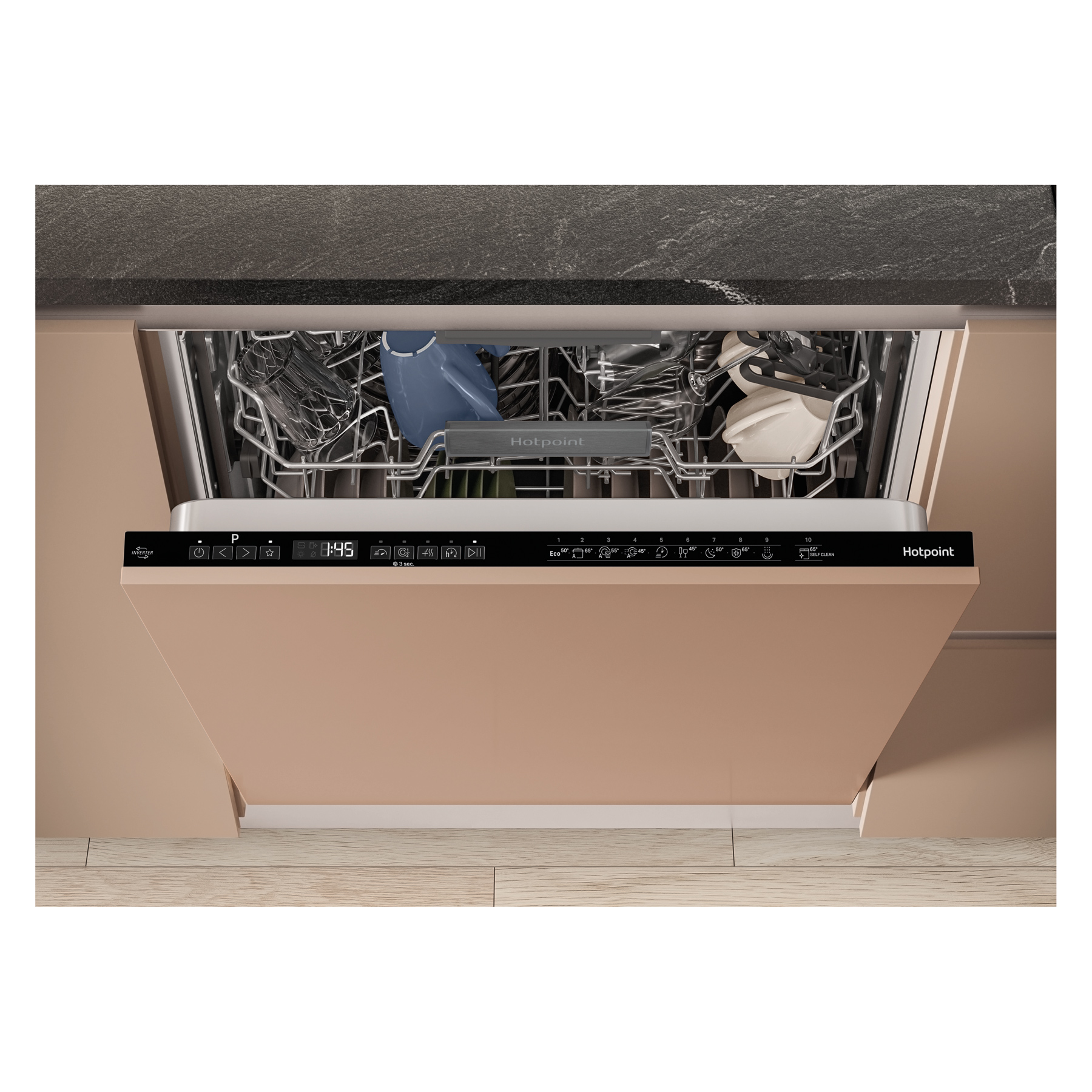 Hotpoint H7IC16M6UK MaxiSpace Integrated Full Size Dishwasher 16 Place Settings, photo 3