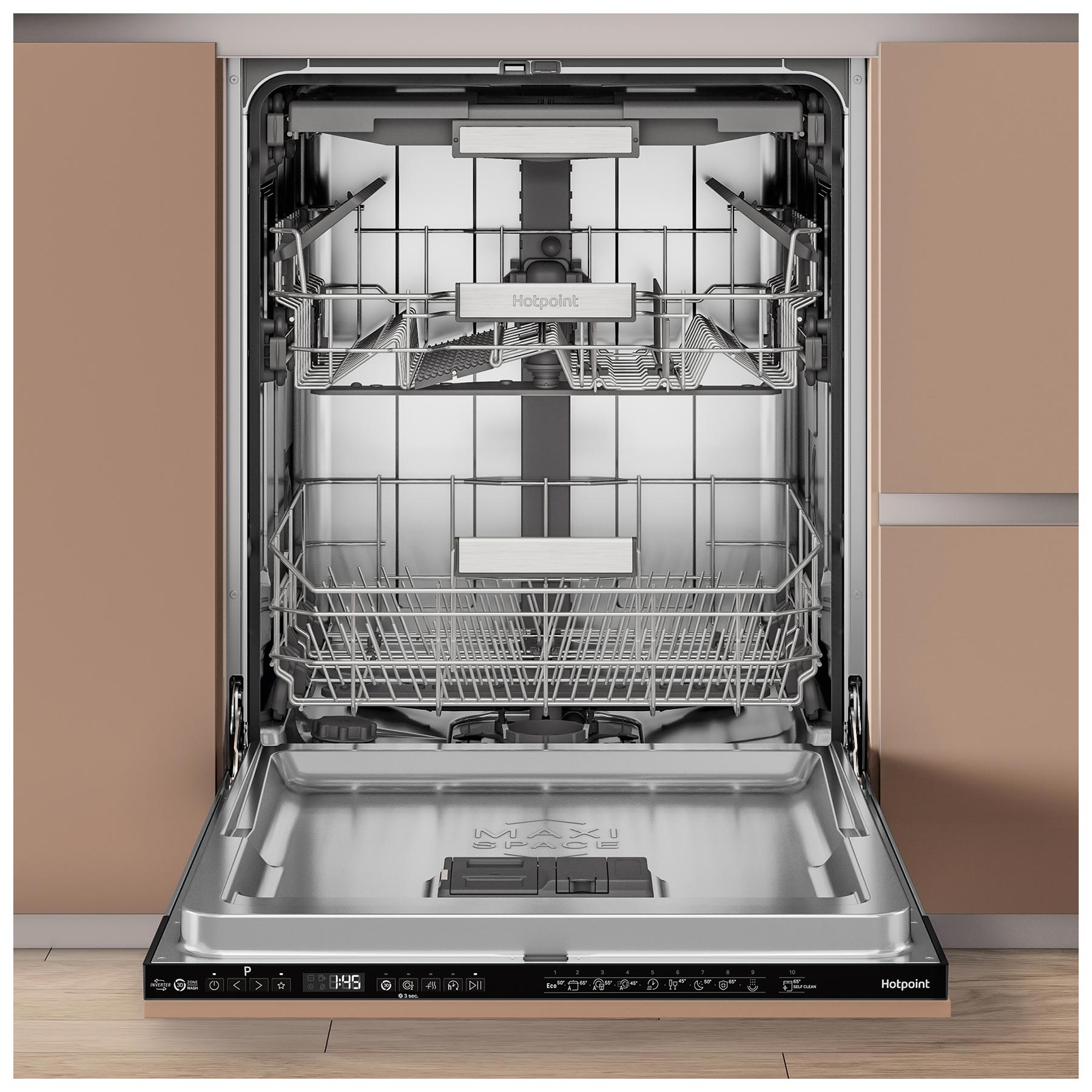 Hotpoint H7IHP42L 60cm Fully Integrated Dishwasher 15 Place C Rated, photo 2
