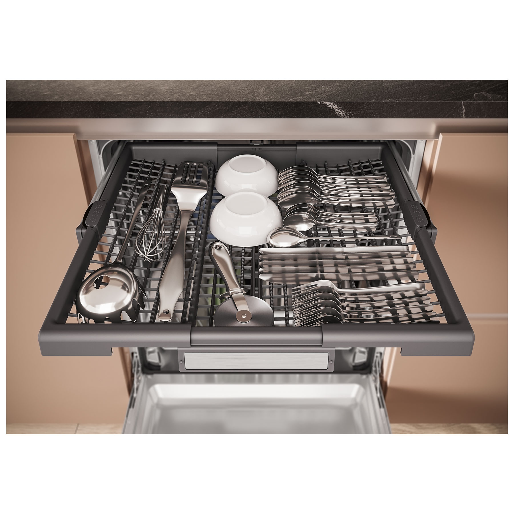 Hotpoint H7IHP42L 60cm Fully Integrated Dishwasher 15 Place C Rated, photo 4