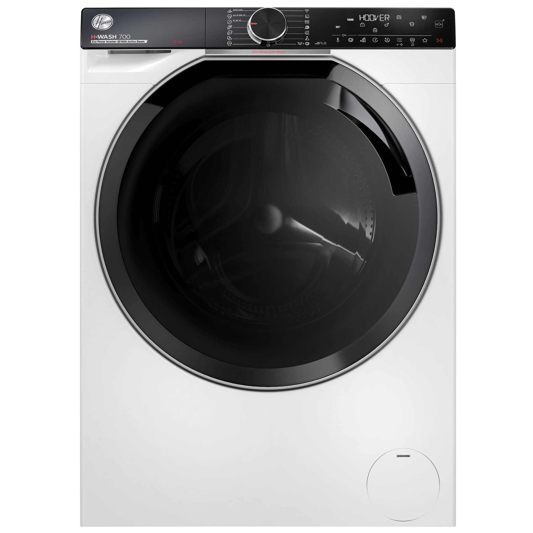 Hoover H7W412MBC Washing Machine in White 1400rpm 12Kg A Rated Wi Fi