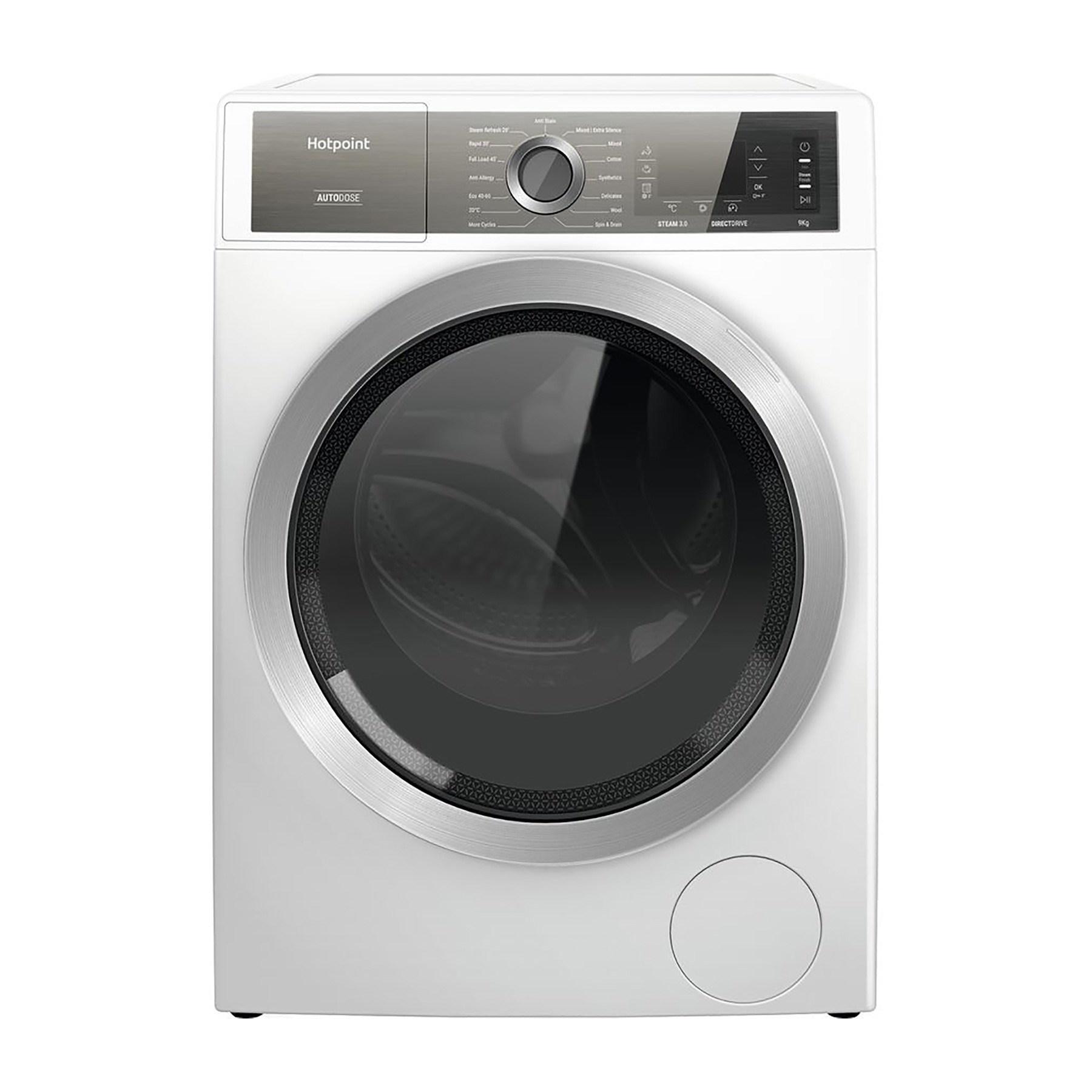 Image of Hotpoint H7W945WBUK Washing Machine in White 1400rpm 9Kg B Rated