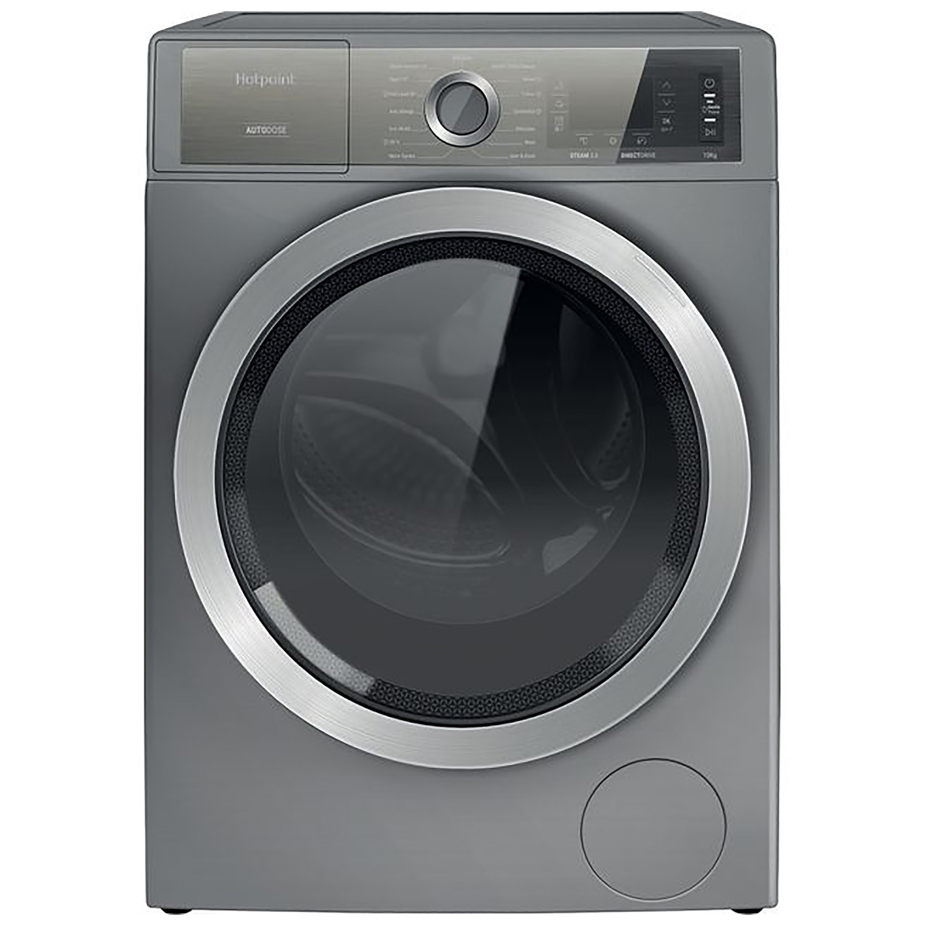 Hotpoint H8W046SBUK Washing Machine in Silver 1400rpm 10Kg A Rated