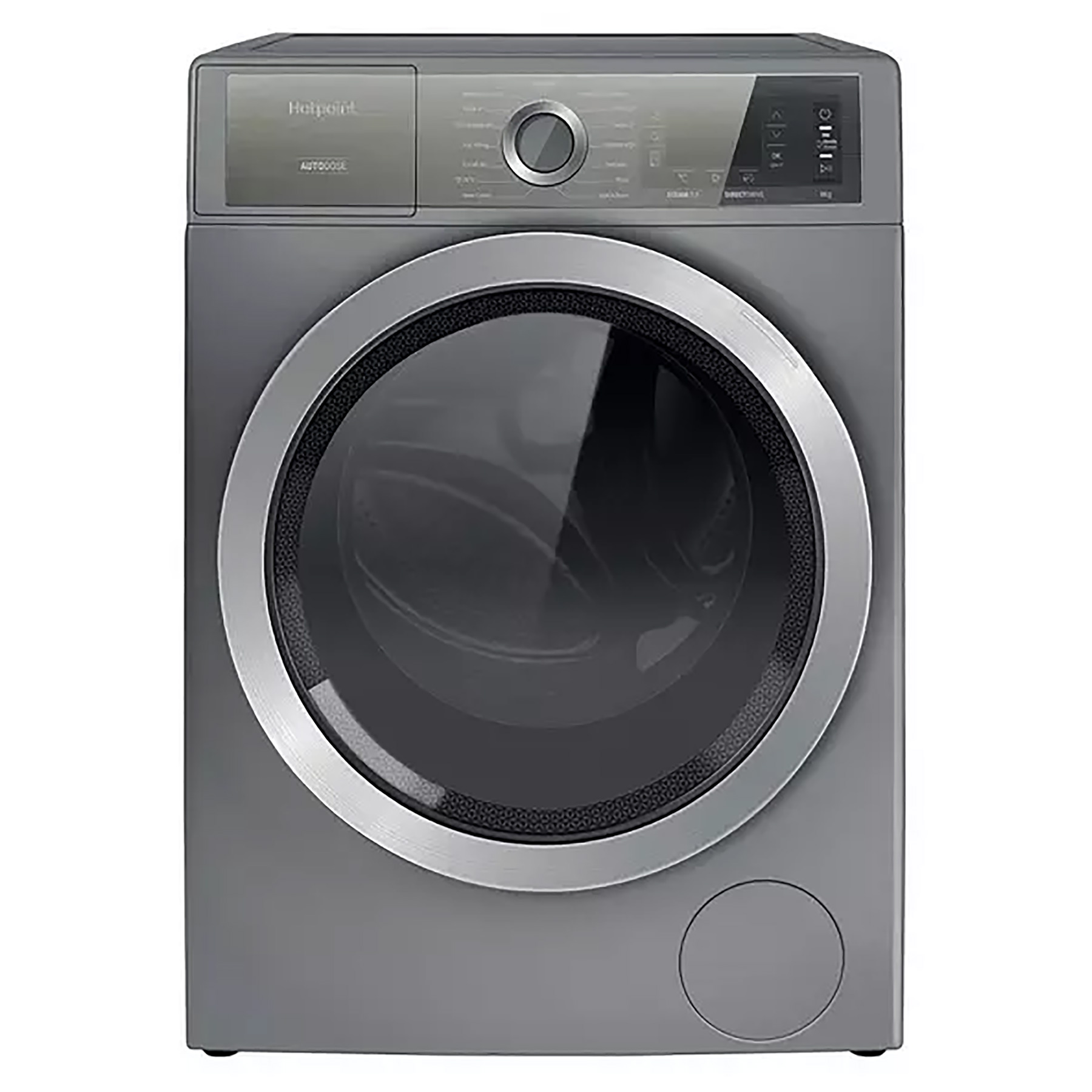 Image of Hotpoint H8W946SBUK Washing Machine in Silver 1400rpm 9Kg A Rated