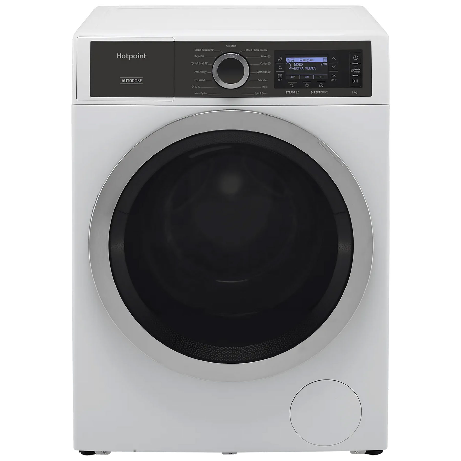 Hotpoint H8W946WBUK Washing Machine in White 1400rpm 9Kg A Rated