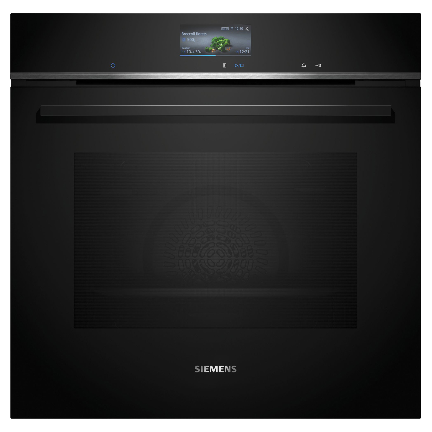 Siemens HB736G1B1B iQ700 Built In Electric Single Oven in Black 71L Ho