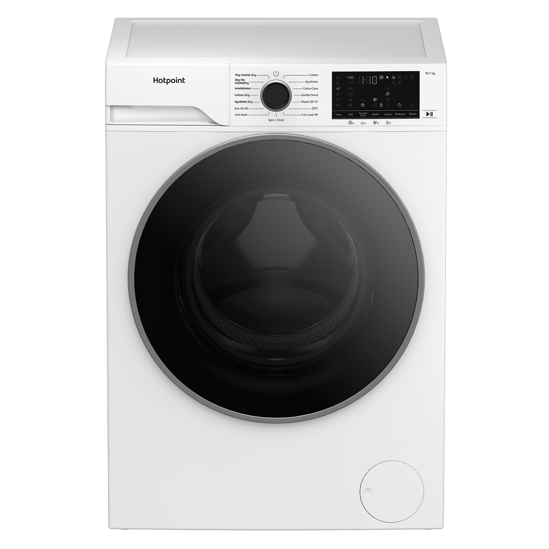 Hotpoint HBD1781ANTIS Washer Dryer in White 1400 Spin 10kg 7kg D Rated