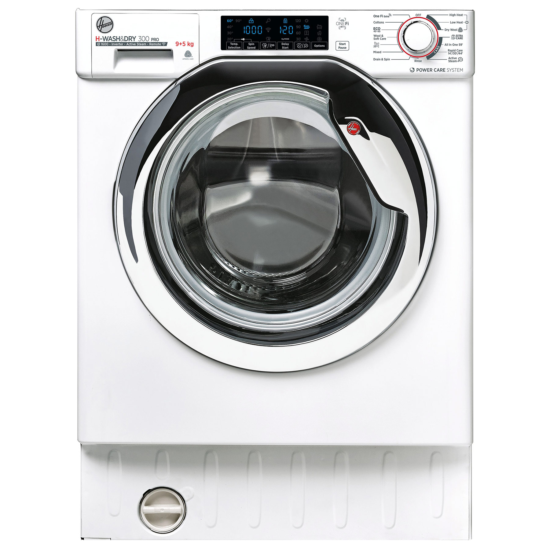 Hoover HBDOS695TAMS Integrated Washer Dryer White 1600 Spin 9kg 5kg A