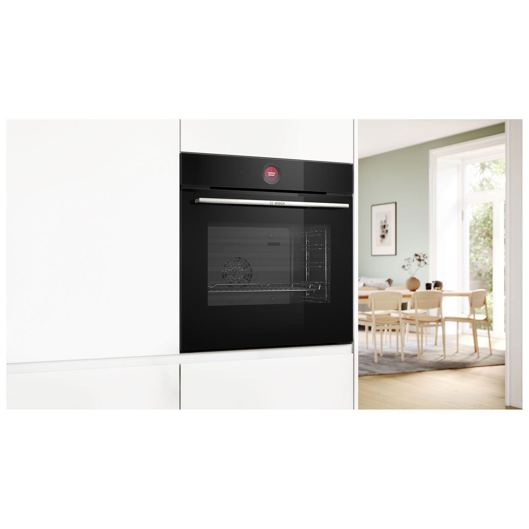 Bosch HBG7341B1B Series 8 Built In Electric Single Oven in Black 71L, photo 4