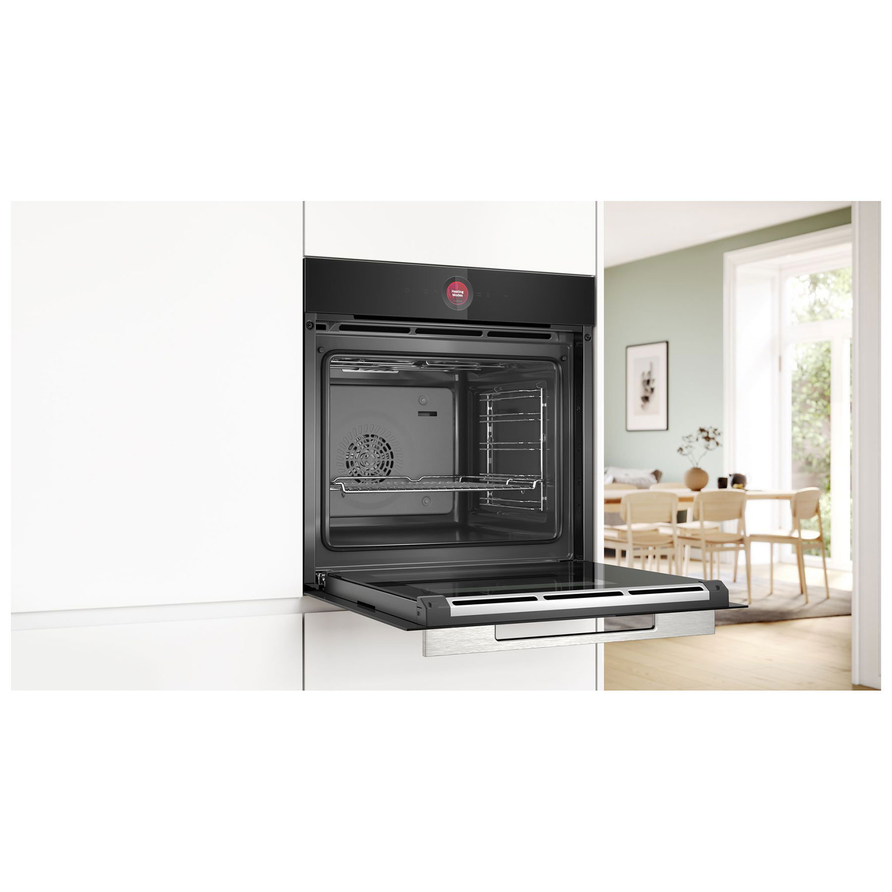 Bosch HBG7341B1B Series 8 Built In Electric Single Oven in Black 71L, photo 5