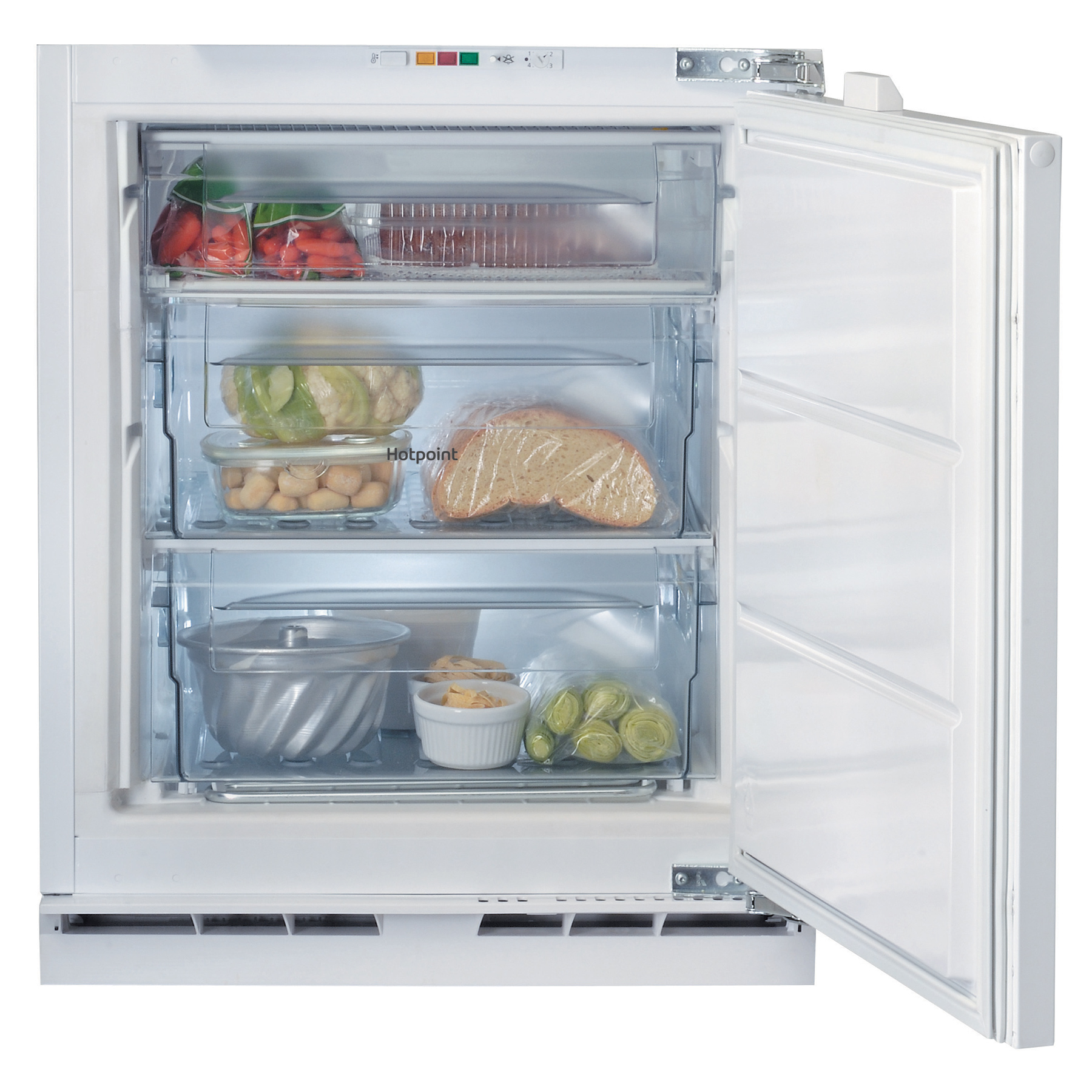 Hotpoint HBUFZ011 60cm Built Under Integrated Freezer 0 82m 91L, photo 3
