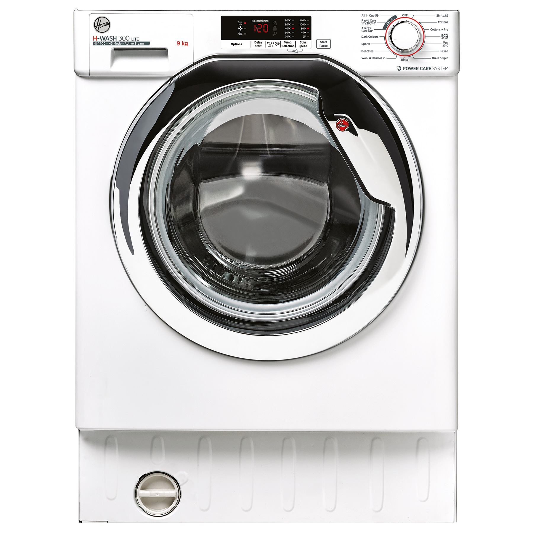 Image of Hoover HBWS49D2ACE H Wash 300 Integrated 9kg 1400 Spin Washing Machine