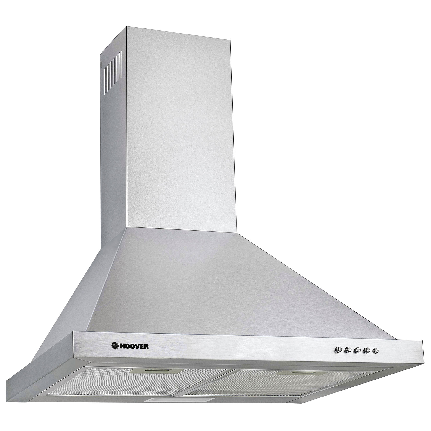 Image of Hoover HCE116NX 60cm Chimney Hood in St Steel 3 Speed Fan C Rated