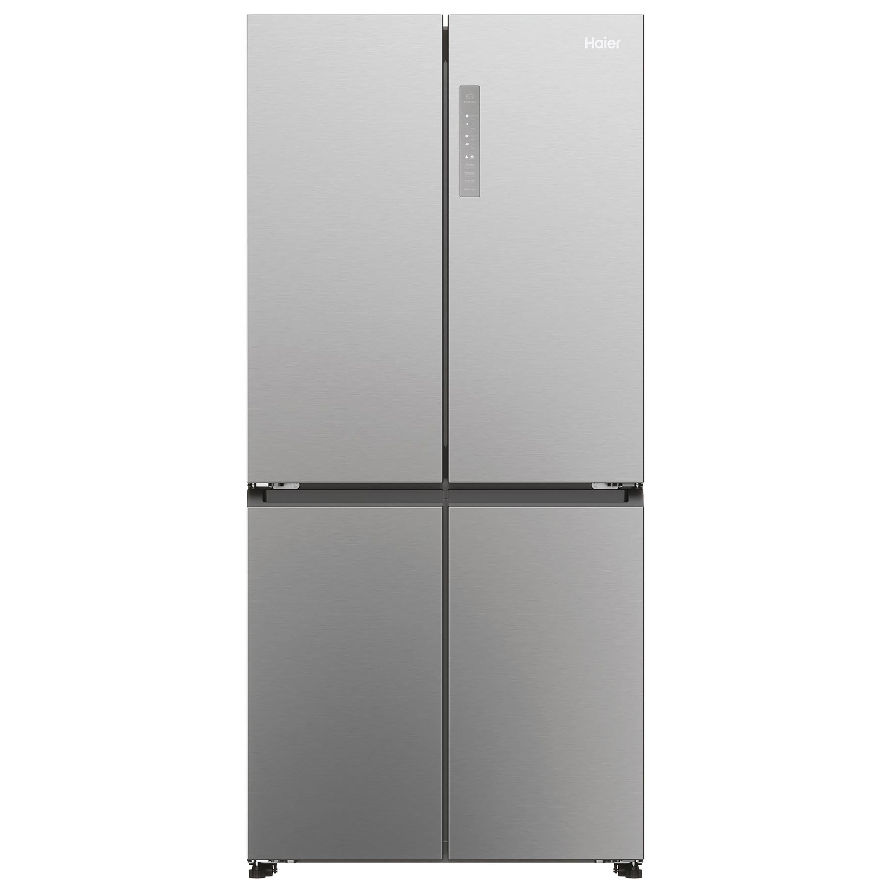 Image of Haier HCR3818ENMM American 4 Door Fridge Freezer in St Steel E Rated