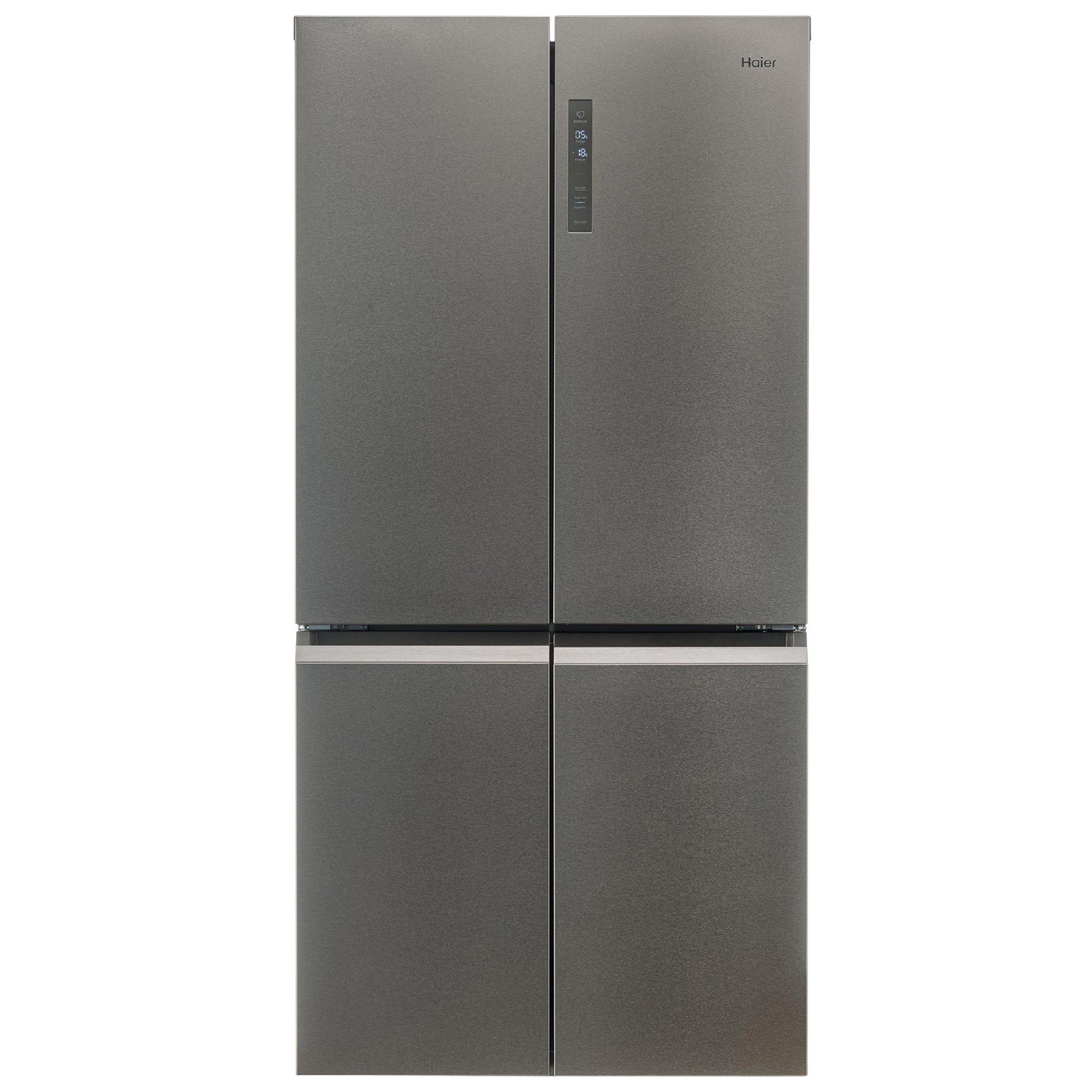 Haier HCR59F19ENMM American Fridge Freezer in Platinum Inox Frost Free