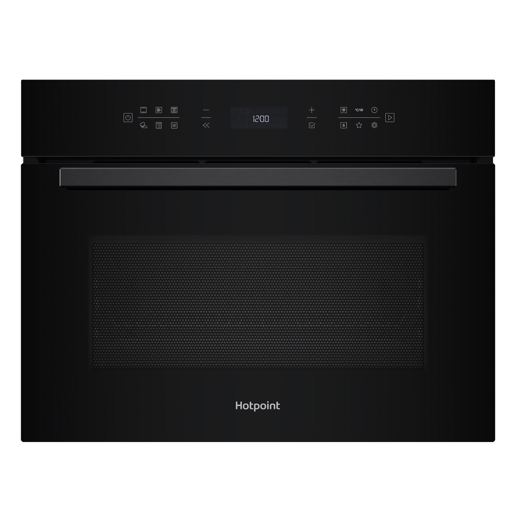 Hotpoint HCW6O7HTSBUK Built In Combination Microwave Oven in Black 53L