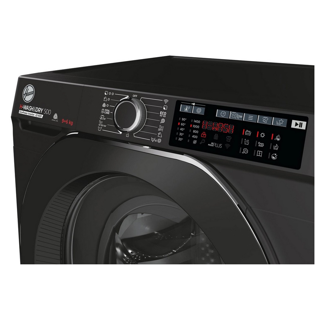 Hoover HD496AMBCB H Wash Dry 500 Washer Dryer in Black 1400 Spin 9 6kg, photo 3