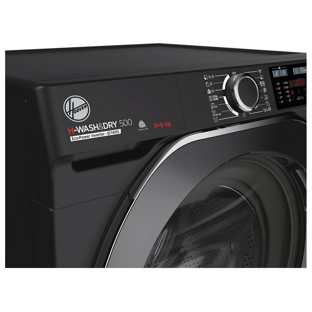 Hoover HD496AMBCB H Wash Dry 500 Washer Dryer in Black 1400 Spin 9 6kg, photo 4