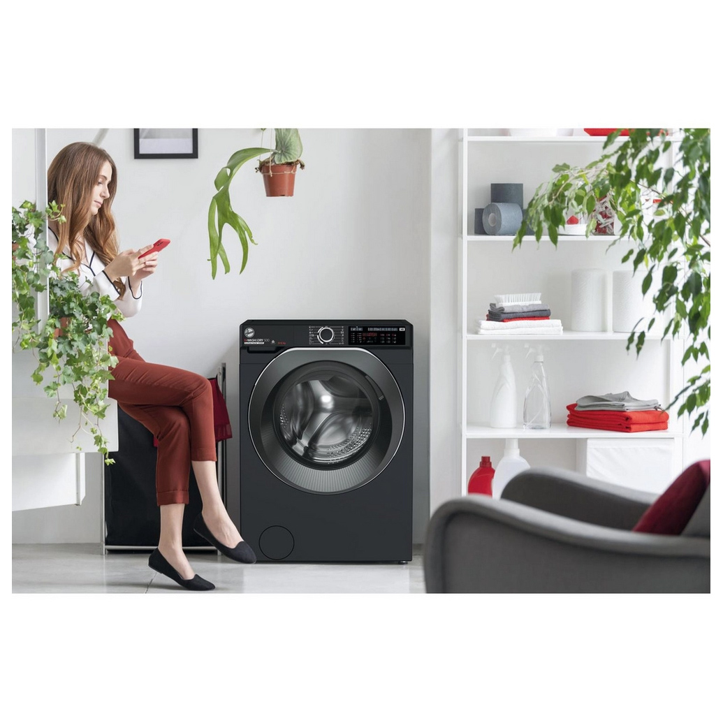 Hoover HD496AMBCB H Wash Dry 500 Washer Dryer in Black 1400 Spin 9 6kg, photo 5