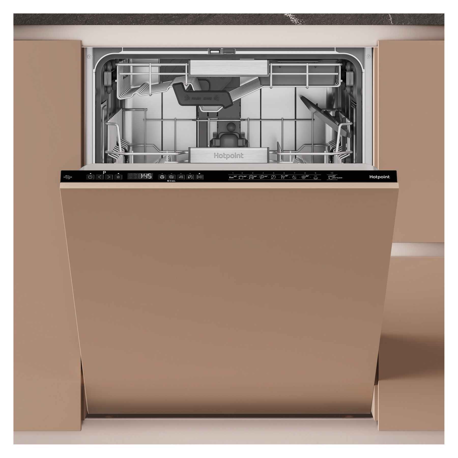 Hotpoint HD8IHP42L 60cm Fully Integrated Dishwasher 14 Place C Rated w