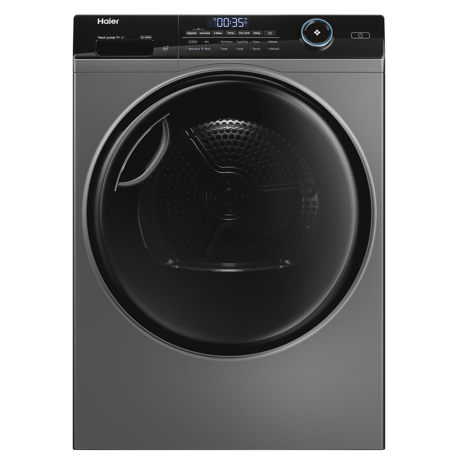 Haier HD90 A2959R I Pro Series 5 9kg Heat Pump Condenser Dryer in Grap