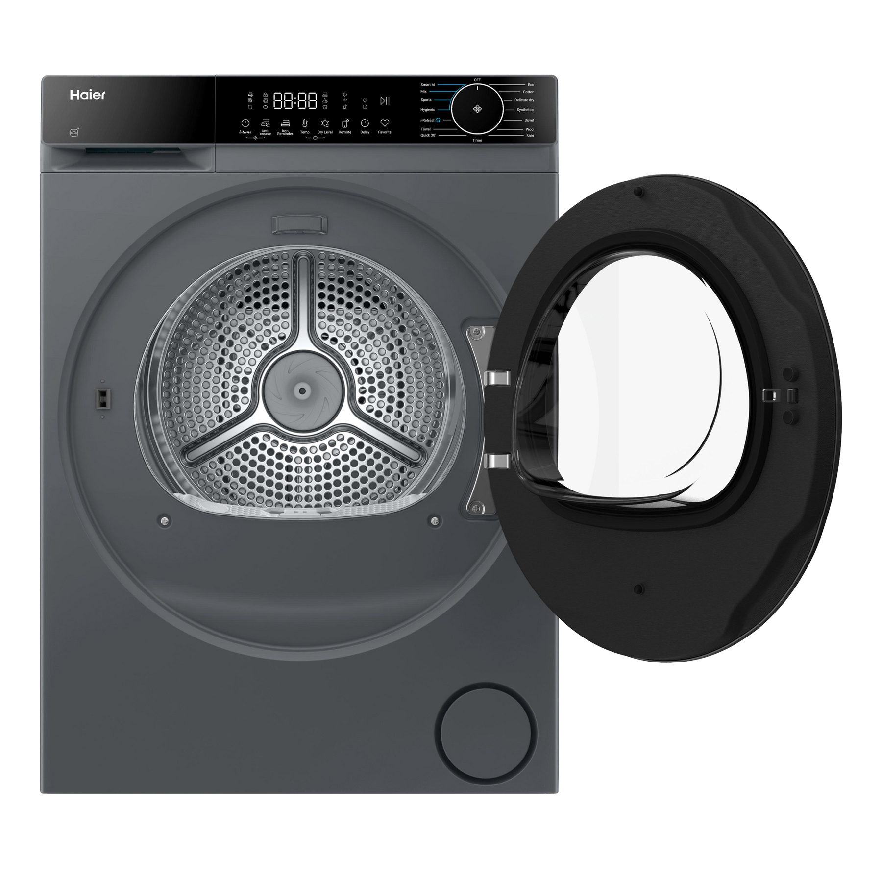 Haier X5 Plus HD90-D357AGU1 9kg Freestanding Heat Pump Tumble Dryer Graphite - A++ Rated, photo 4