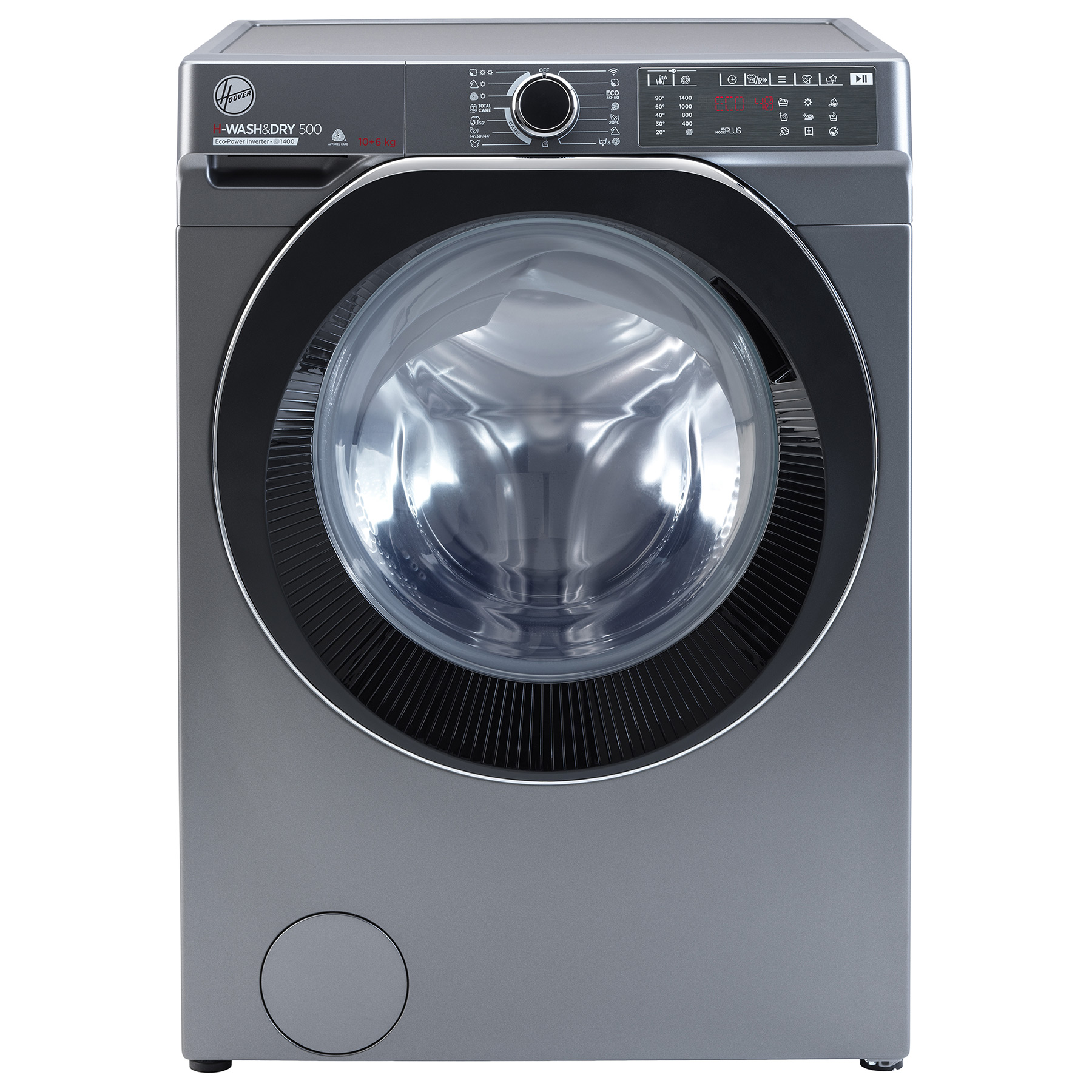Image of Hoover HDB4106AMBCR Washer Dryer in Graphite 1400rpm 10kg 6Kg D Rated