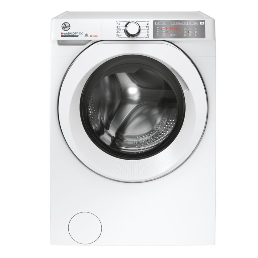 Image of Hoover HDB4106AMC Washer Dryer in White 1400rpm 10kg 6Kg D Rated Wi Fi
