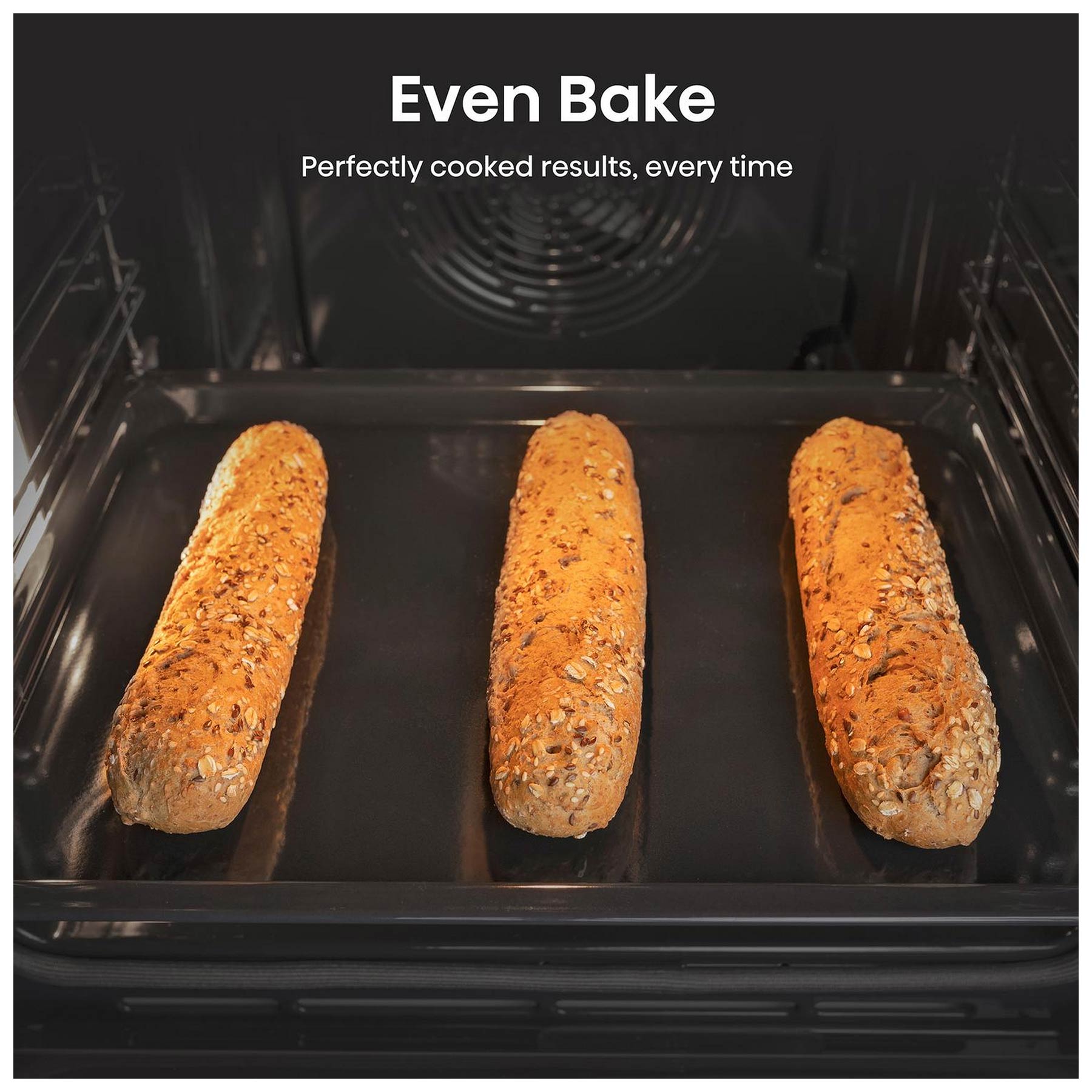 Hisense HDCEC5C10B 50cm Double Oven Electric Cooker in Black Ceramic H, photo 5