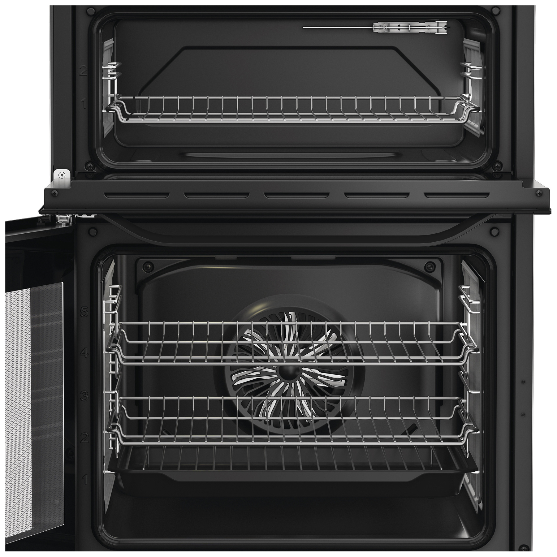 Hotpoint HDD6GDC2B1 60cm Double Oven Dual Fuel Cooker with Glass Lid i, photo 5
