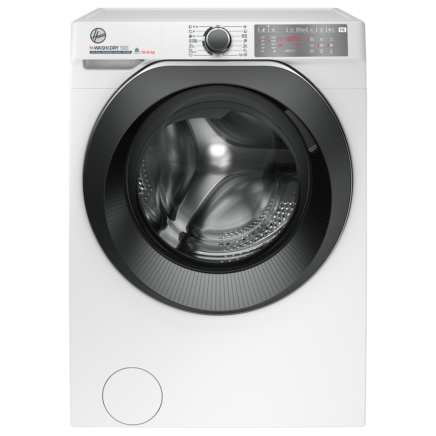 Image of Hoover HDDB4106AMBC Washer Dryer in White 1400rpm 10kg 6Kg D Rated Wi