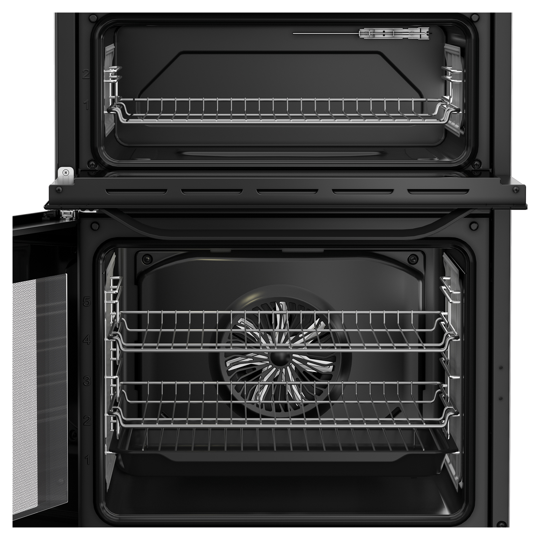 Hotpoint HDE6IDC2B1 60cm Double Oven Electric Cooker in Black Inductio, photo 5