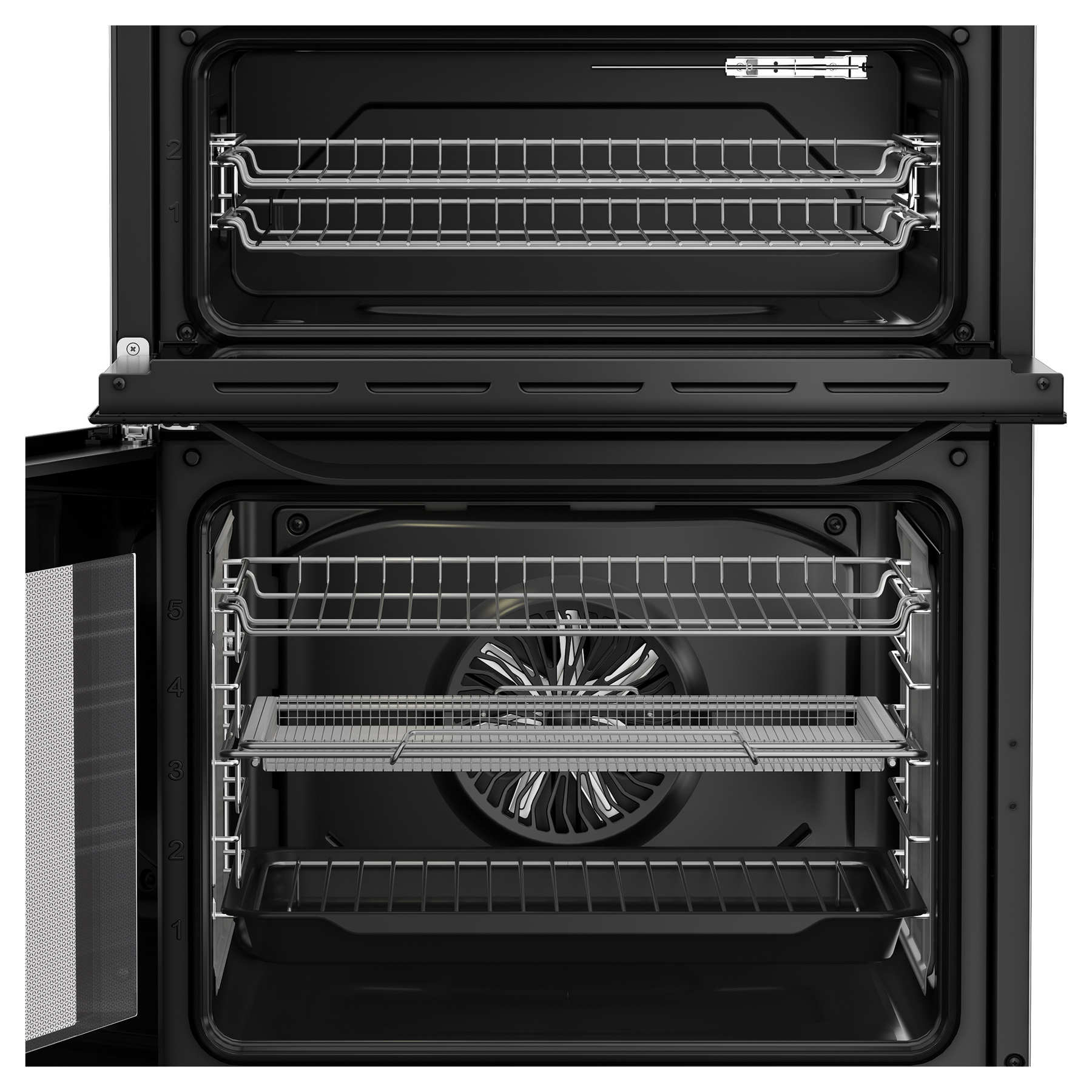 Hotpoint HDE6VDCASB1 60cm Electric Double Cooker With Induction Hob and Air Fry Black, photo 5