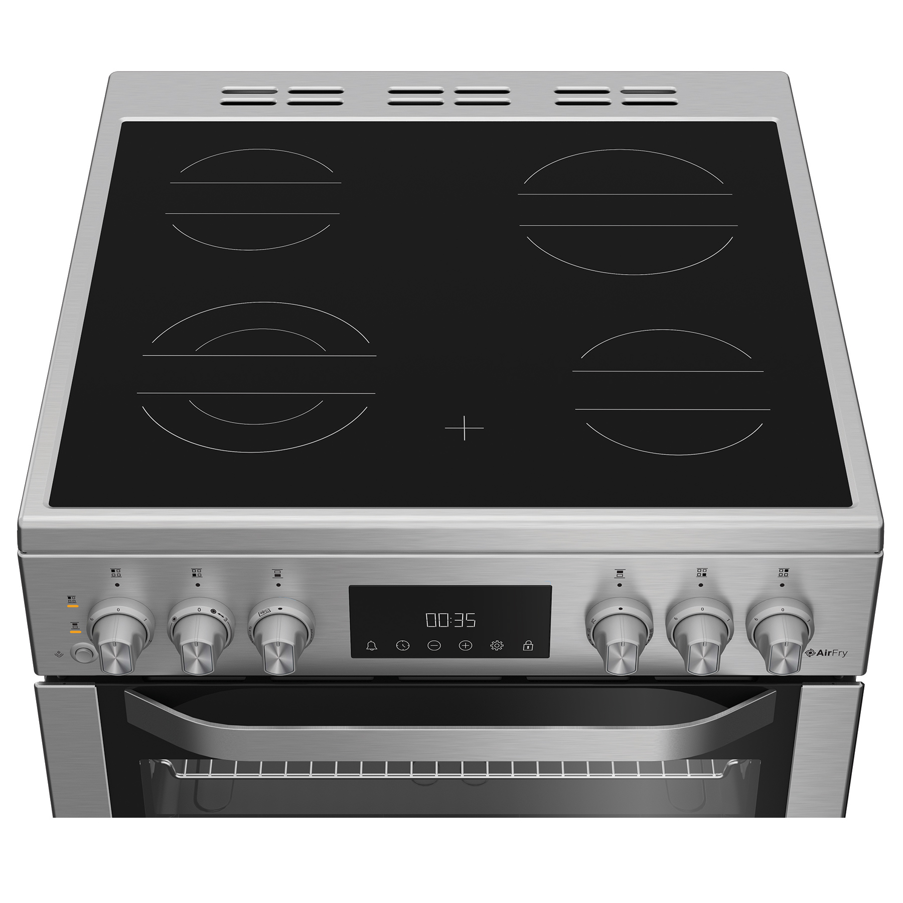 Hotpoint HDE6VDCASX 60cm Double Oven Electric Cooker in Stainless Stee, photo 3