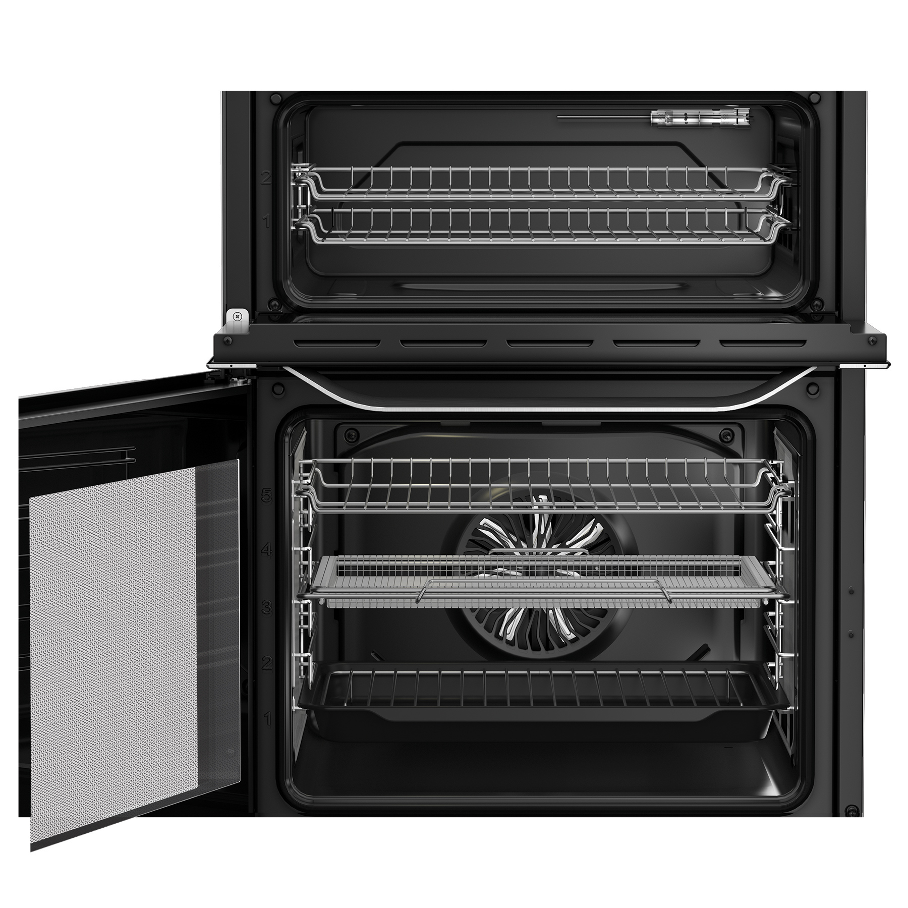 Hotpoint HDE6VDCASX 60cm Double Oven Electric Cooker in Stainless Stee, photo 5