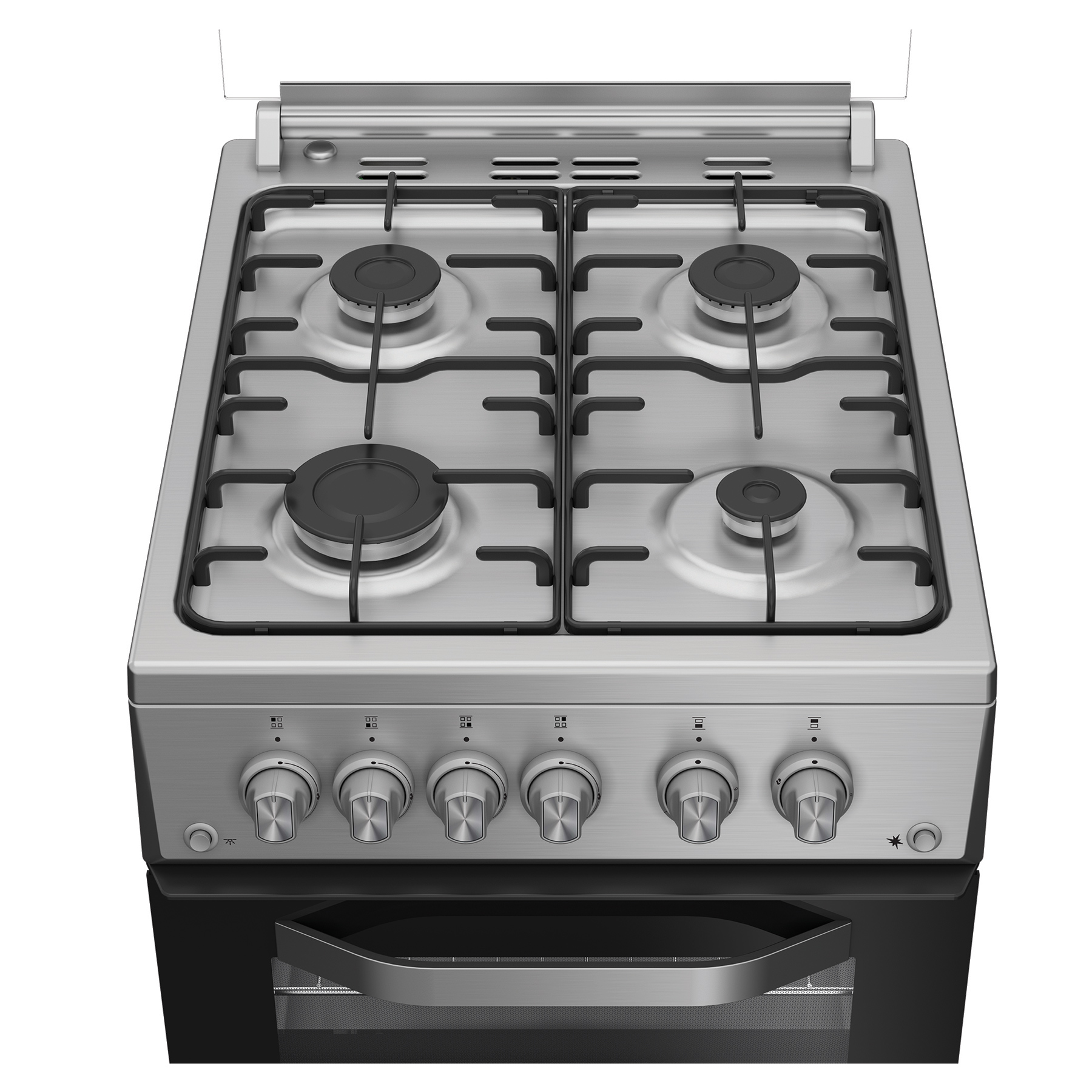 Hotpoint HDG5GCX 50cm Double Oven Gas Cooker with Glass Lid in Stainle, photo 3
